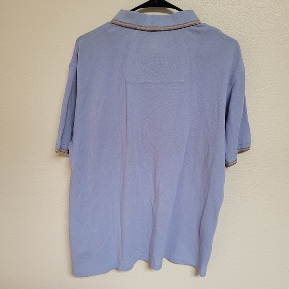 Robert Graham Blue Polo Shirt - Picture 6 of 6